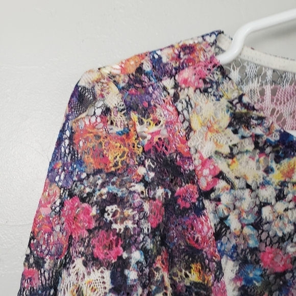 D-signed Disney Little Girls Small Colorful Lace Long Sleeve Side Zip Jacket Top - Picture 3 of 6